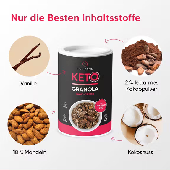 - Keto Granola Cacao Crunch (250 gr)
