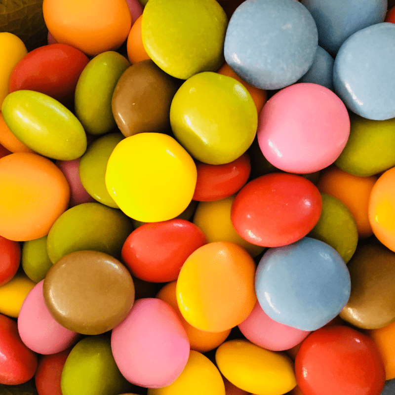 - Confetti chocolade (100 gr)