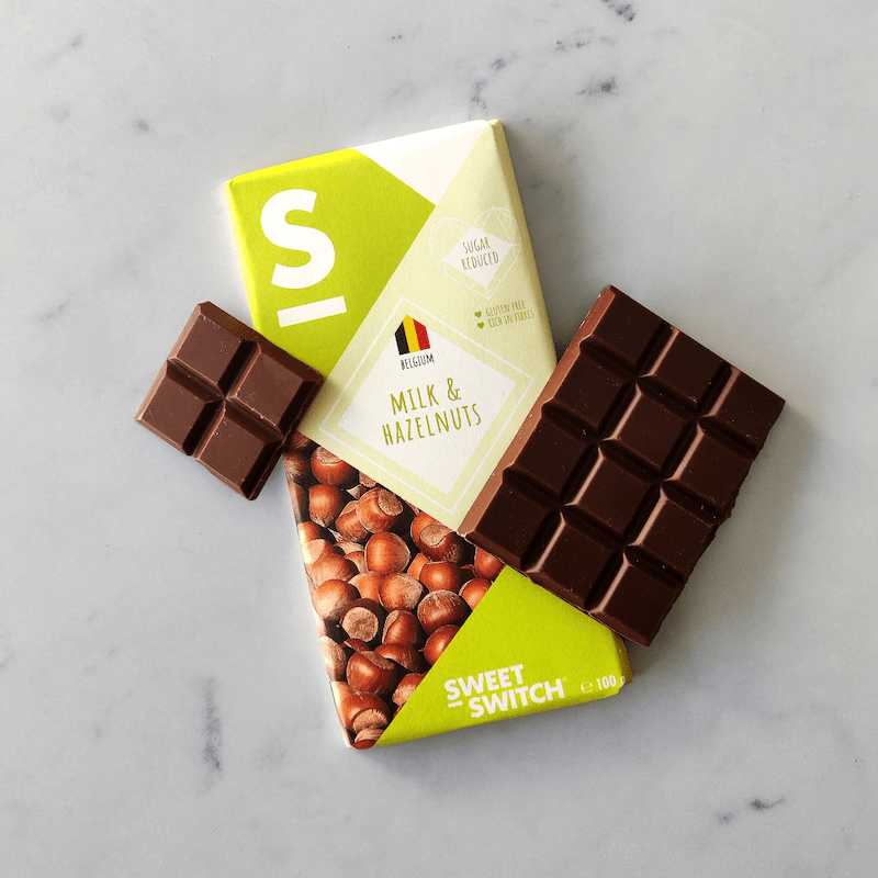 - Melkchocolade Hazelnoot Tablet (100 gr)