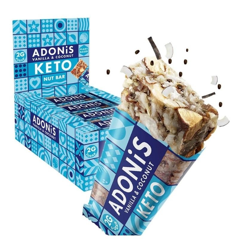 - Keto Nut Bar Vanilla & Coconut