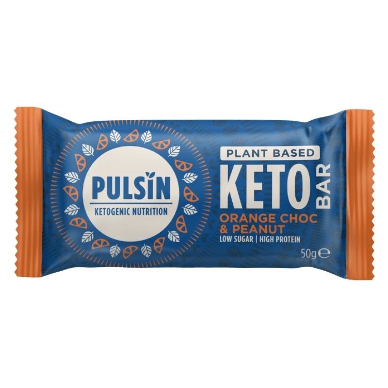 - Orange Choc & Peanut Keto Bar (50 gr)