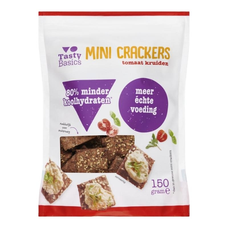 - Mini crackers tomaat en kruiden (150 gr)