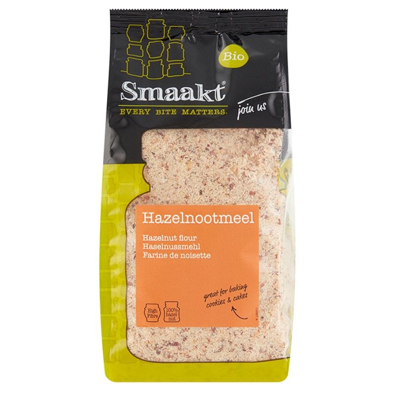 - Hazelnootmeel bio (200 gr)