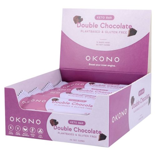 OKONO - Double Chocolate Keto Bar