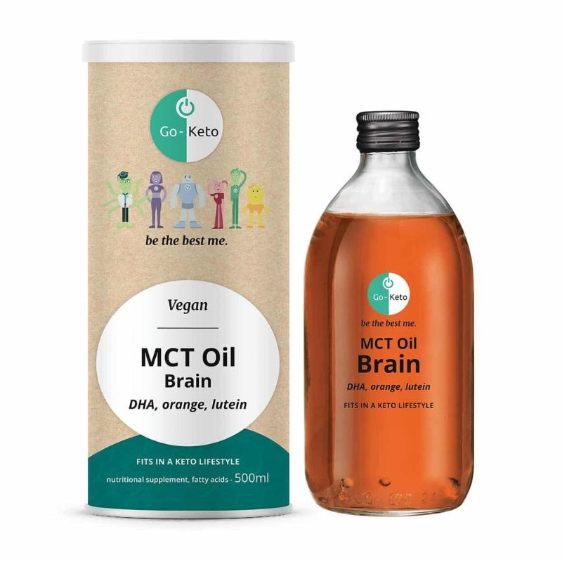 - Brain MCT Olie met DHA en Luteïne (500 ml)