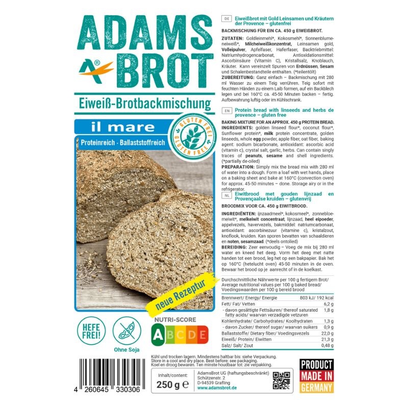 - il Mare broodmix (250 gr)