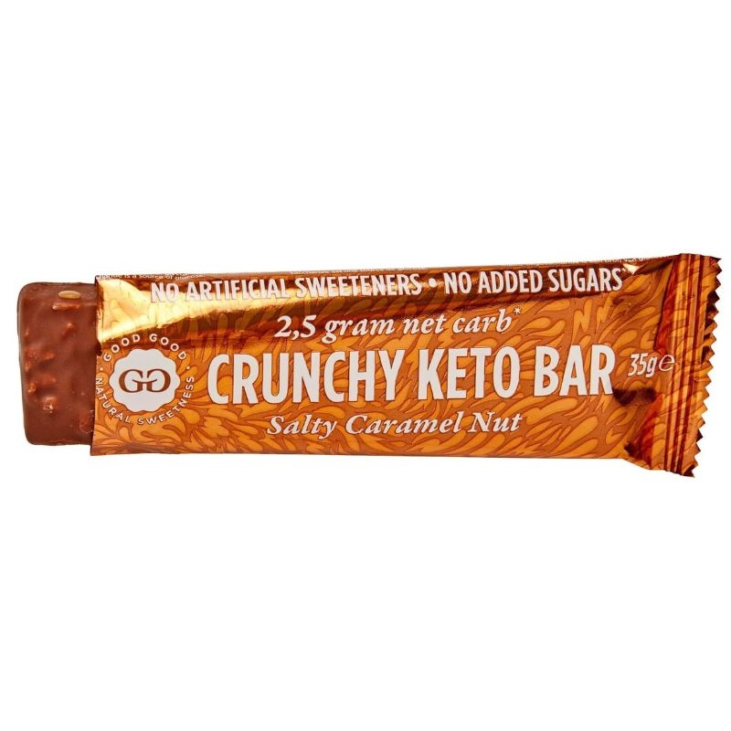 - Crunchy Keto Bar Salty Caramel Nut (35 gr)