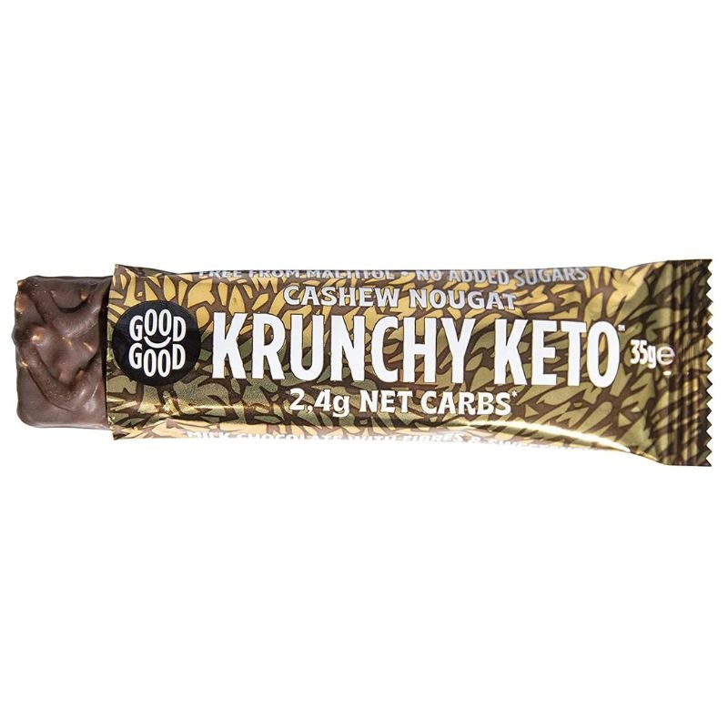 - Crunchy Keto Bar Cashew Nougat (35 gr)