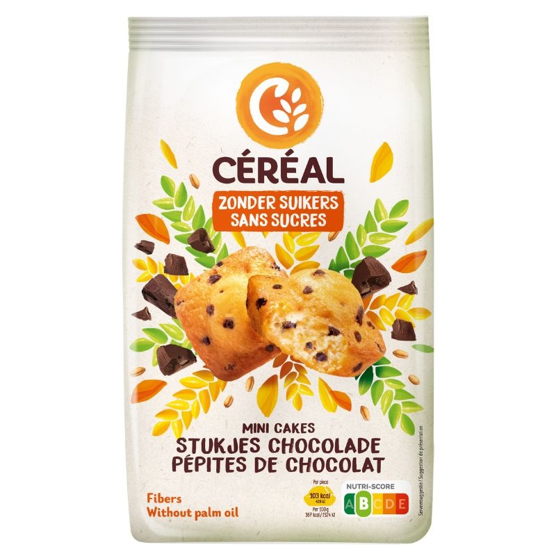 - Mini Cakes met stukjes Chocolade (196 gr) - THT 16-01-2025