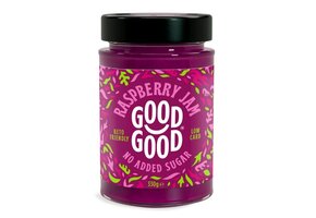 Sweet Raspberry Jam met Stevia (330 gr)