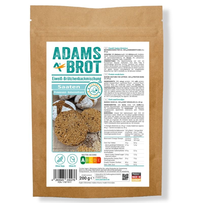 - Brot Brötchen Saaten broodmix (200 gr)