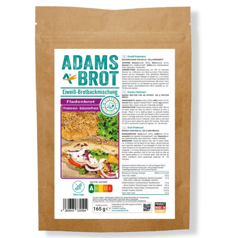 - Platbrood mix (165 gr)