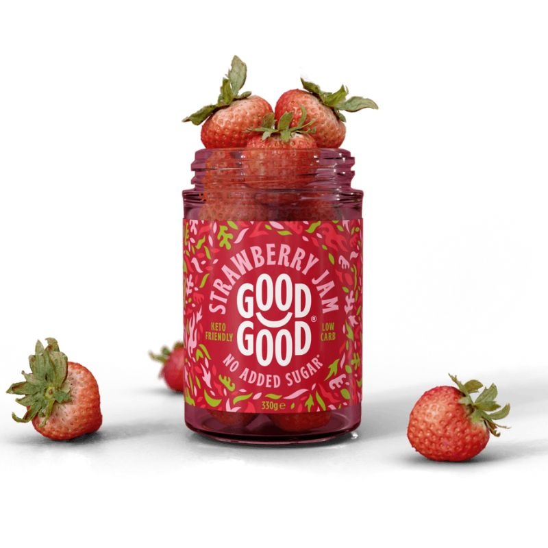 - Sweet Jam Strawberry met Stevia (330 gr)