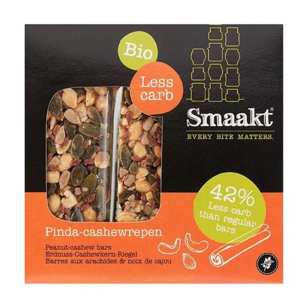 Less Carb Pinda-Cashewrepen bio (3x25 gr)