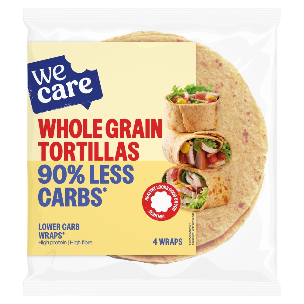 - Lower Carb Whole Grain Tortillas (4 stuks)