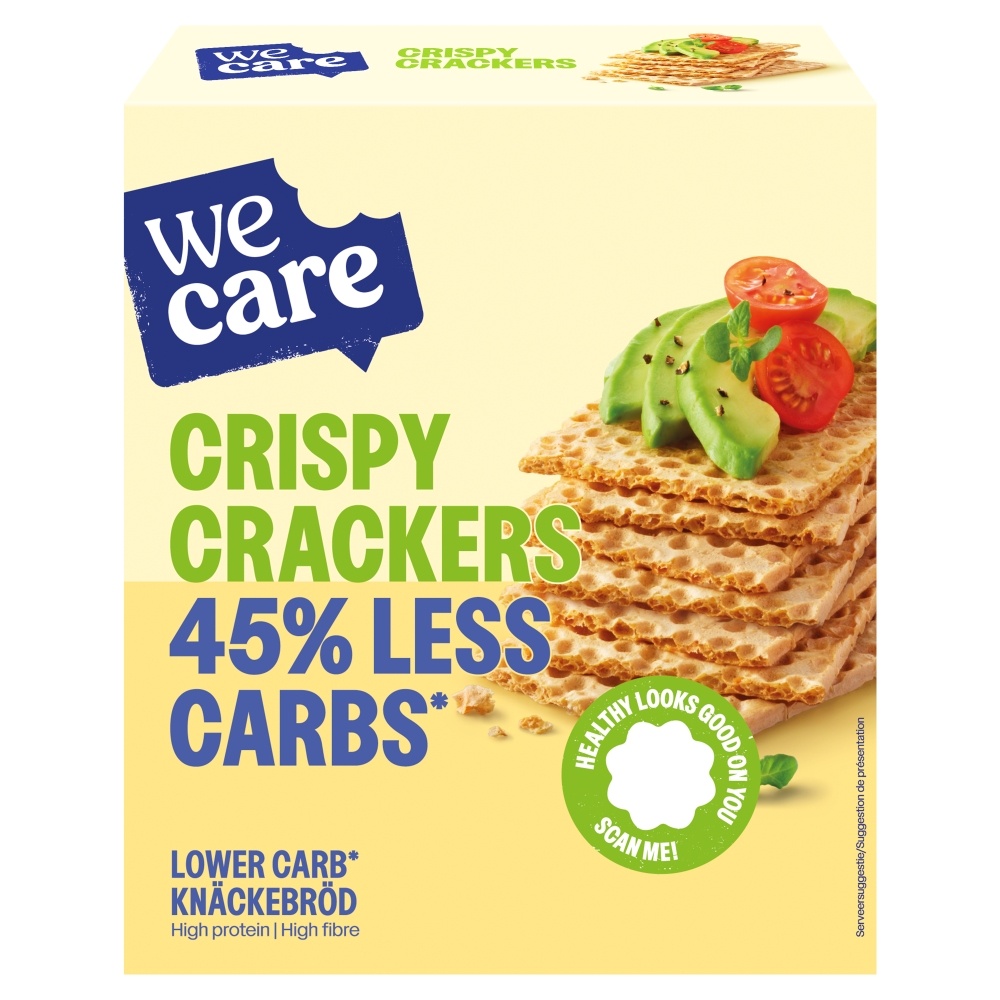 - Crispy Crackers Lower Carb Knäckebröd  (100 gr)