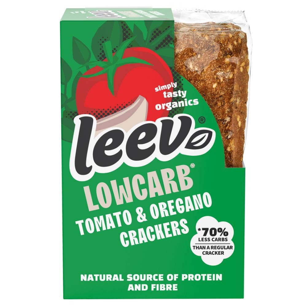 - Low Carb Qrackers Tomato & Oregano (3x2 stuks) - THT 01-08-2025