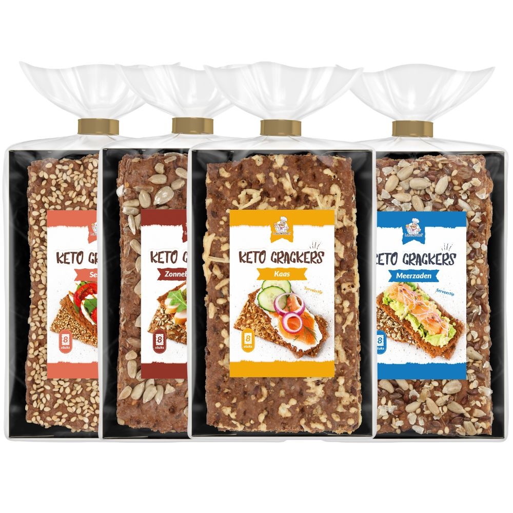 - Keto Crackers Probeerpakket
