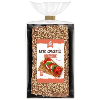 Keto Crackers Sesam (8 stuks)
