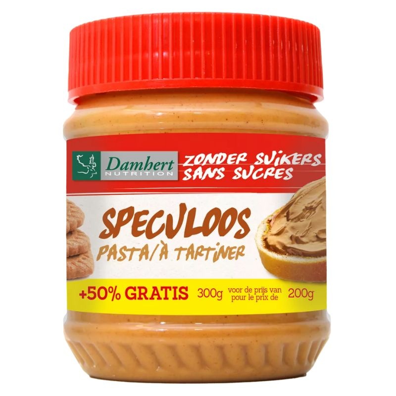 - Speculoospasta suikervrij (300 gr)