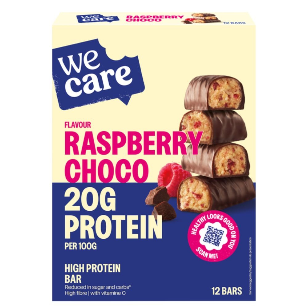 - High Protein Raspberry Choco Bars (12 repen)