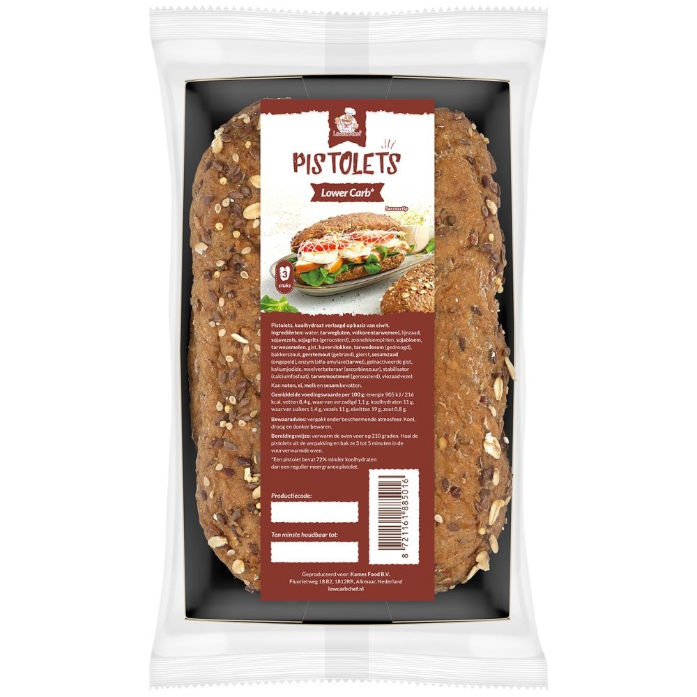 - Lower Carb Pistolets (3 stuks)