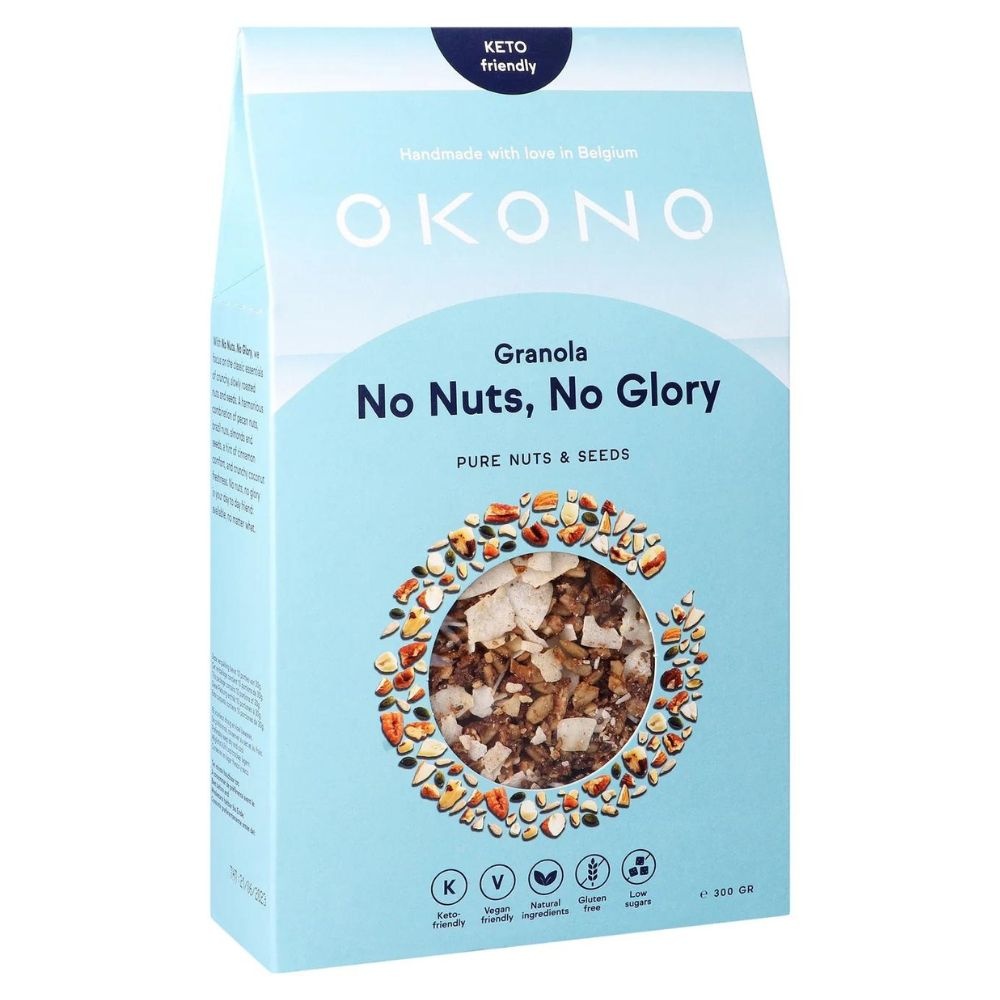 - Keto Granola No Nuts No Glory (300 gr)