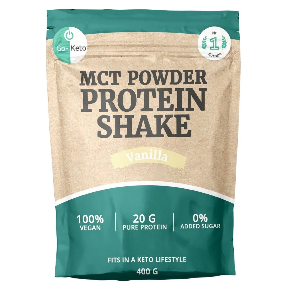 - MCT Keto Eiwitpoeder Vanille (400 gr)