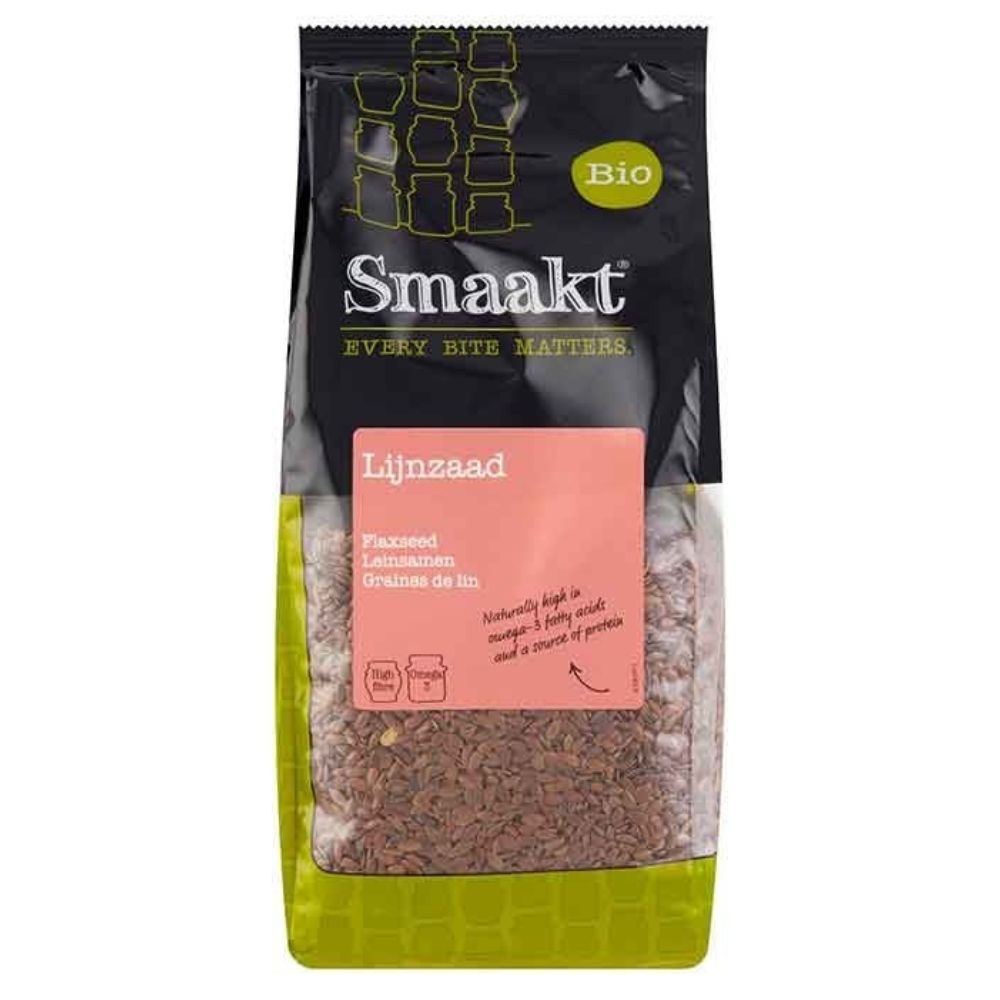 - Lijnzaad bio, heel (500 gr)