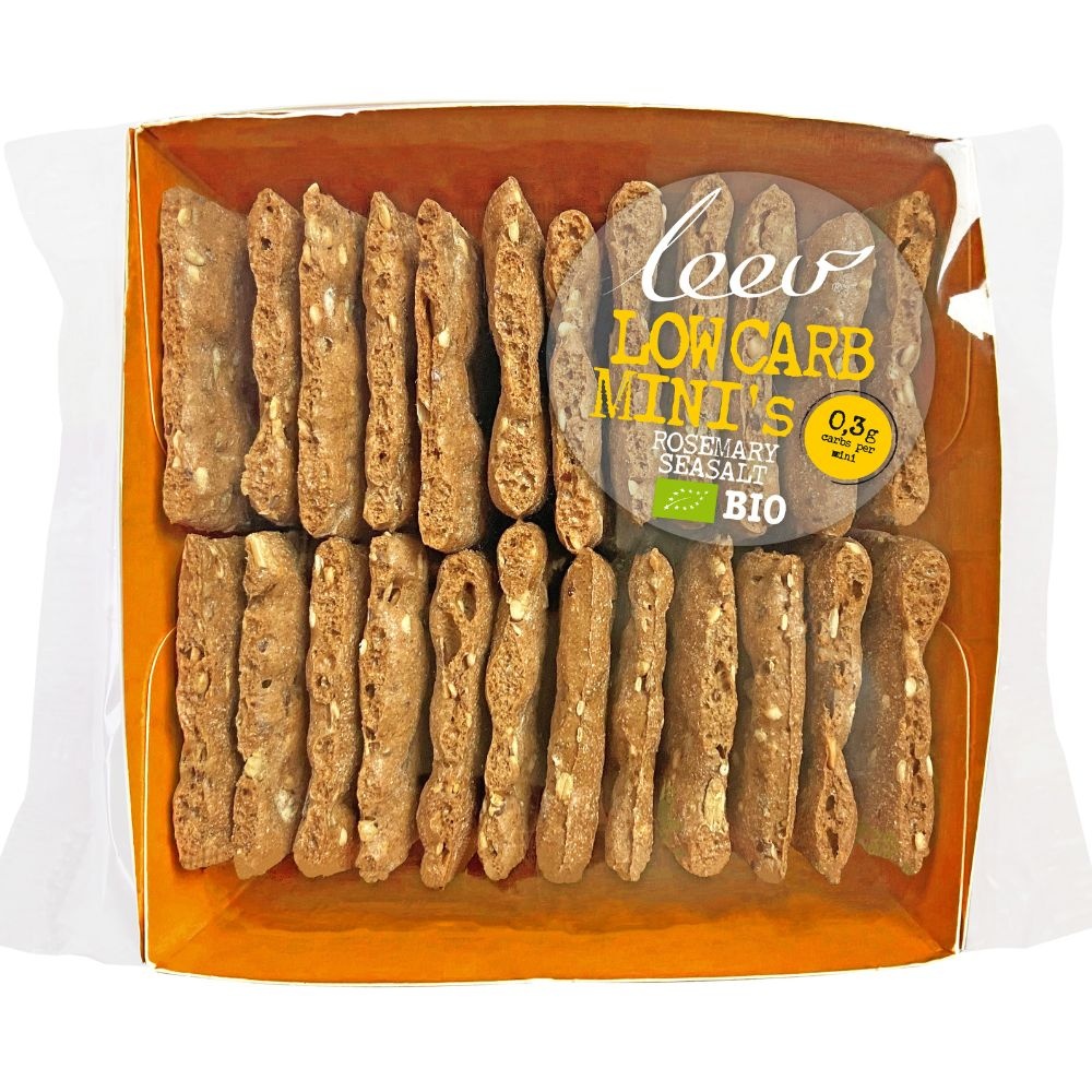 - Low Carb Mini's Rozemarijn zeezout (75 gr)