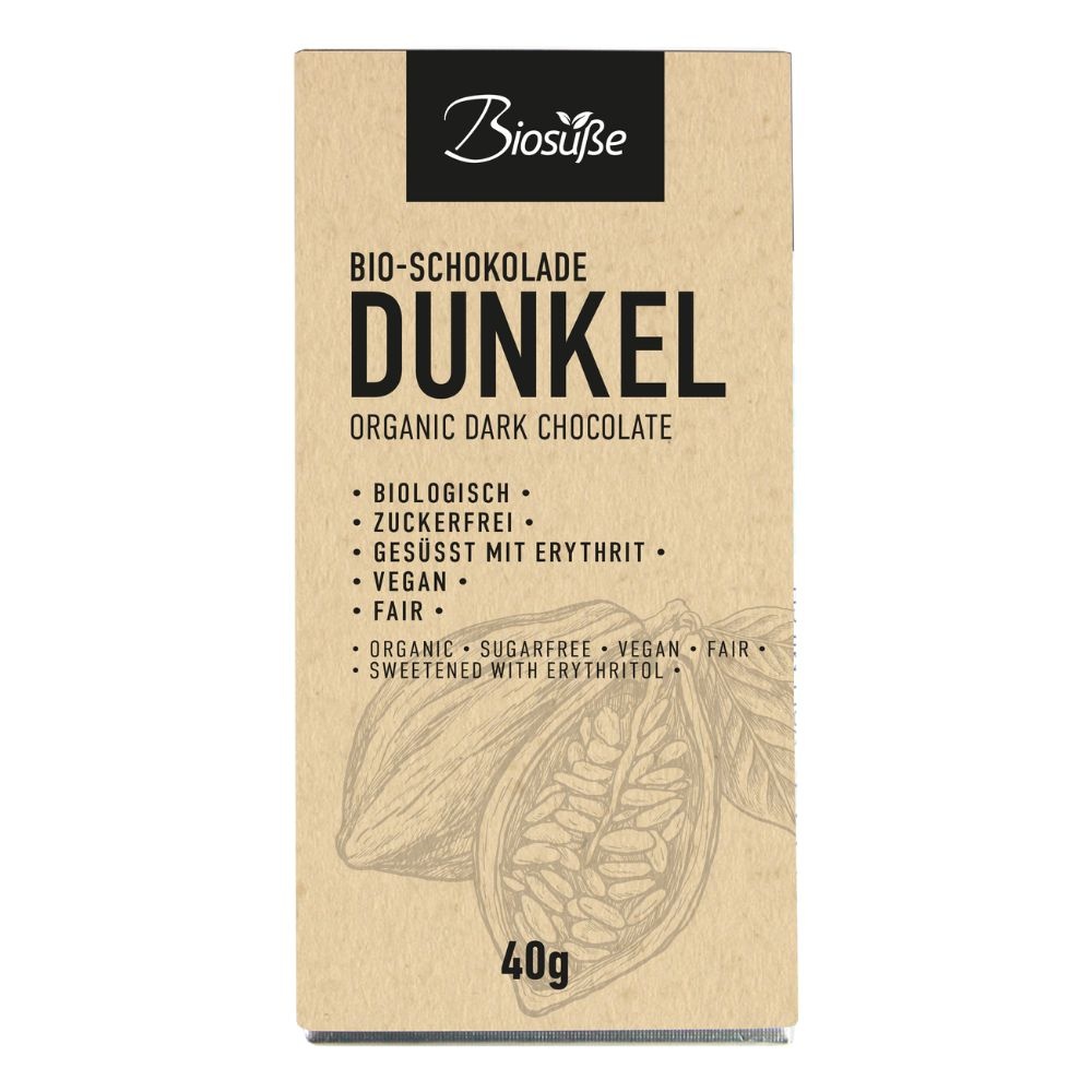 - Biologische Pure Chocolade Reep (40 gr)