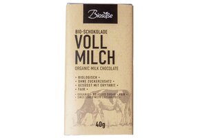 Bio Chocoladereep Melk (40 gr) - THT 20-07-26