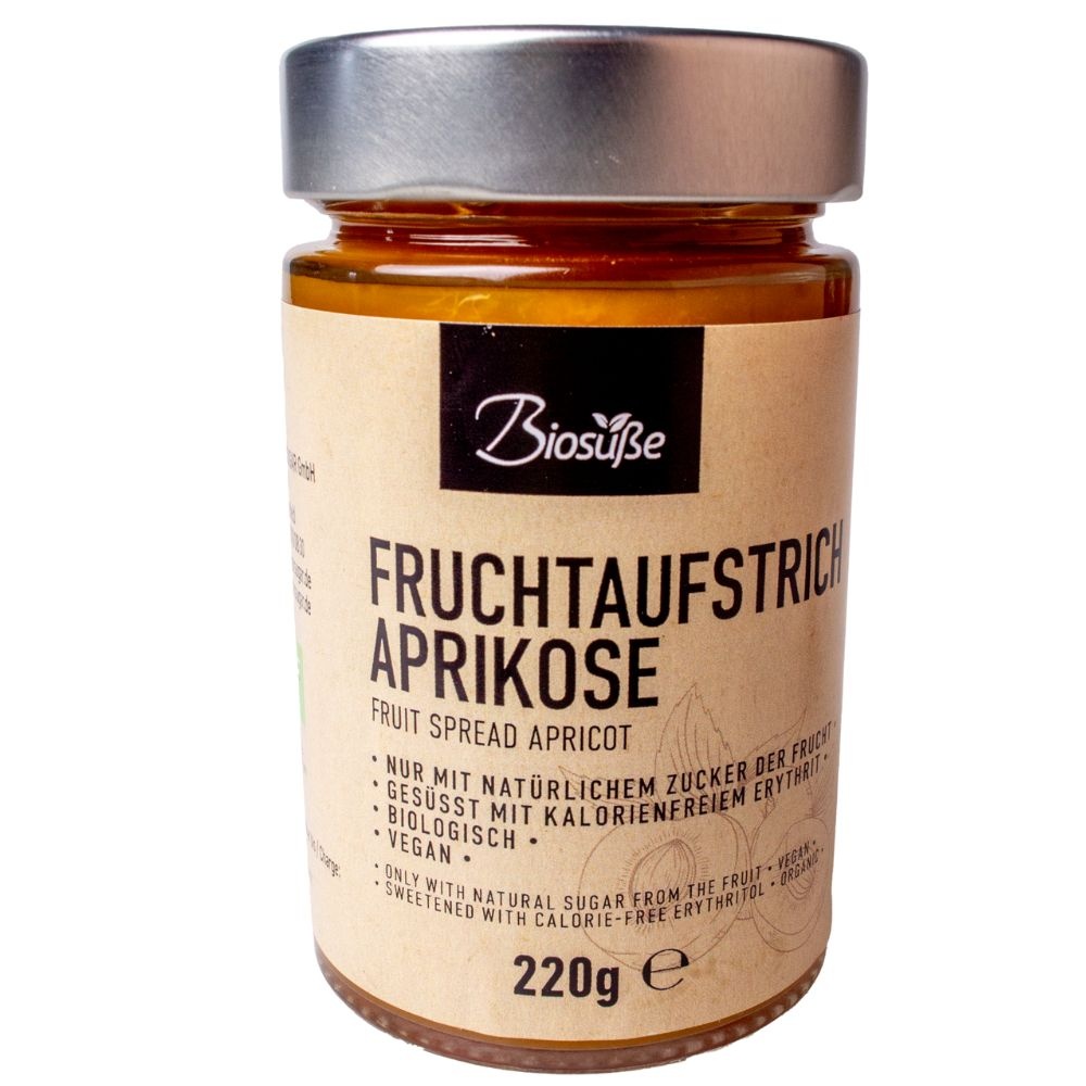 - Biologische Fruitspread Abrikoos (220 gr)