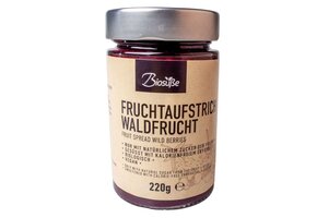 Bio Fruitspread Bosvruchten (220 gr)