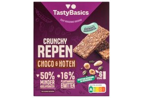 Crunchy Choco & Noten Repen (6 stuks)