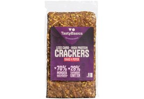Crackers kaas-peper (8x25 gr)