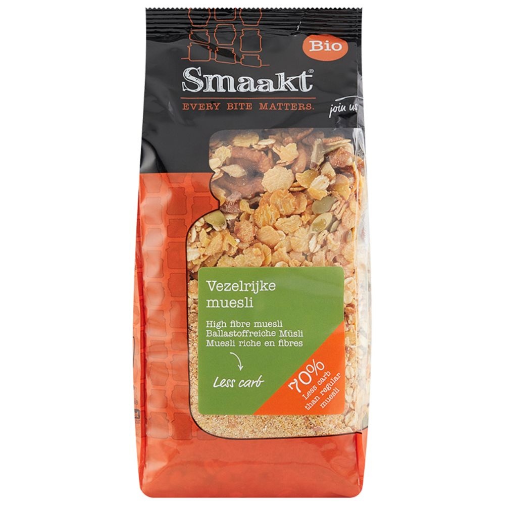 - Less Carb Vezelrijke muesli bio (500 gr)