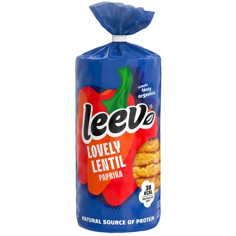 - Bio Lovely Lentil Gepofte Wafels Paprika (117 gr)