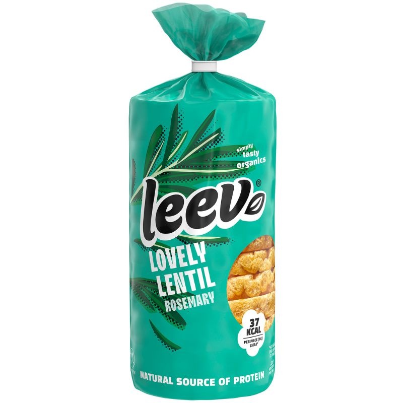 - Bio Lovely Lentil Gepofte Wafels Rozemarijn (117 gr)