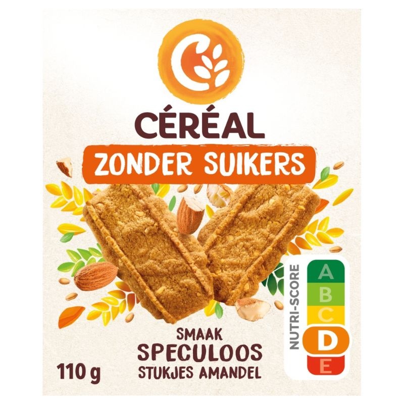 - Suikervrije speculaas met amandel (110 gr)