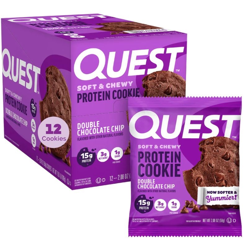 - Protein Cookie Double Chocolate Chip (1 doos)