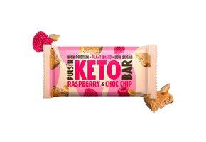Raspberry & Choc Chip Keto Bar (50 gr)