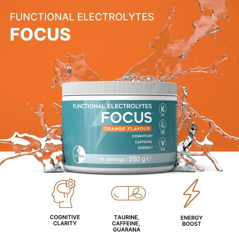 - Functional Electrolytes - Focus - Orange (250 gr)