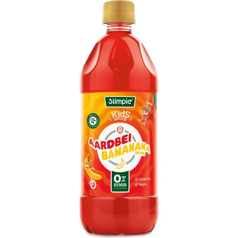 - Siroop Kids Aardbei Bananana (580 ml)