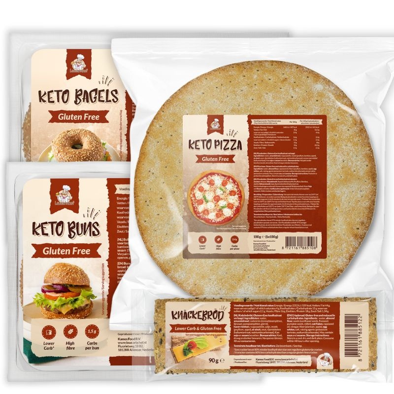 - Keto maaltijdpakket, glutenvrij