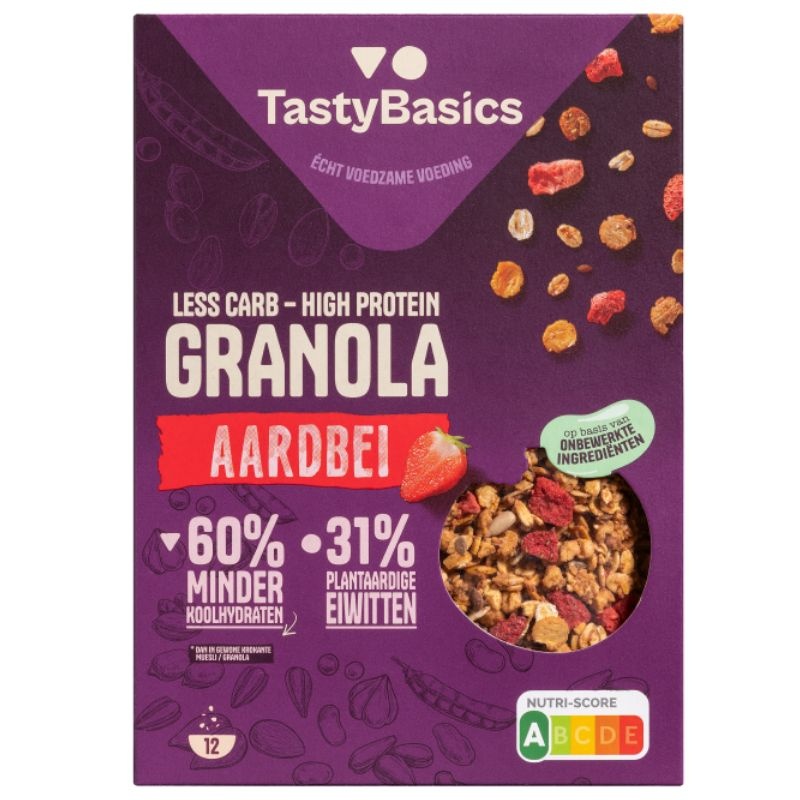 - Granola Aardbei (350 gr)