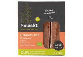 Less Carb Bio Granola Bar Hazelnoot 3-pack - THT 25-12-2025