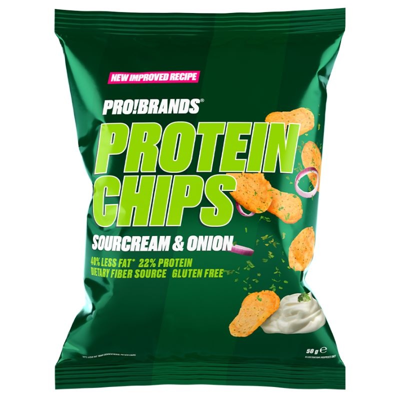 - Protein Chips - Sour Cream & Onion (50 gr)