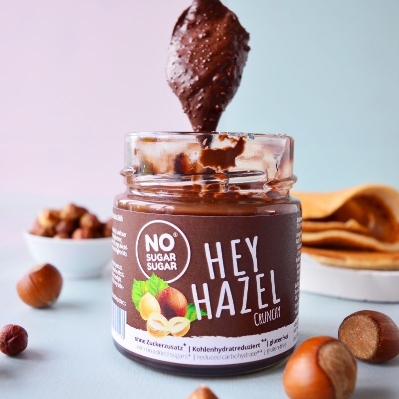 - Hey Hazel Crunchy Hazelnootpasta (200 gr)