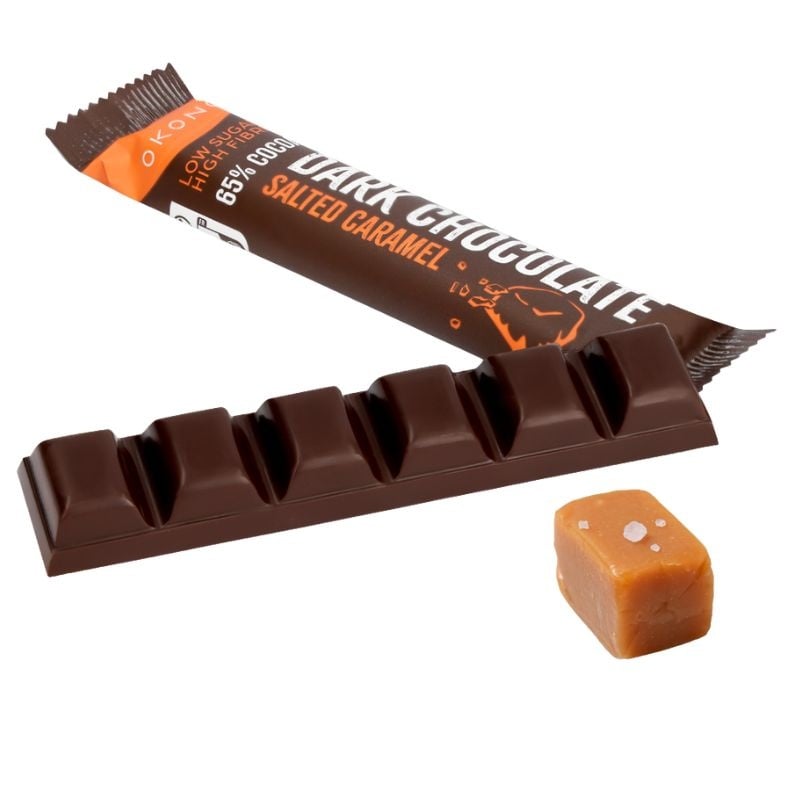 - Dark Chocolate Salted Caramel (35 gr)